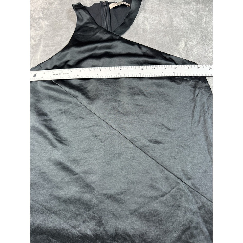 Banana Republic Heritage Top Womens 6 Asymmetrical Satin Halter Tank Green - Picture 6 of 9